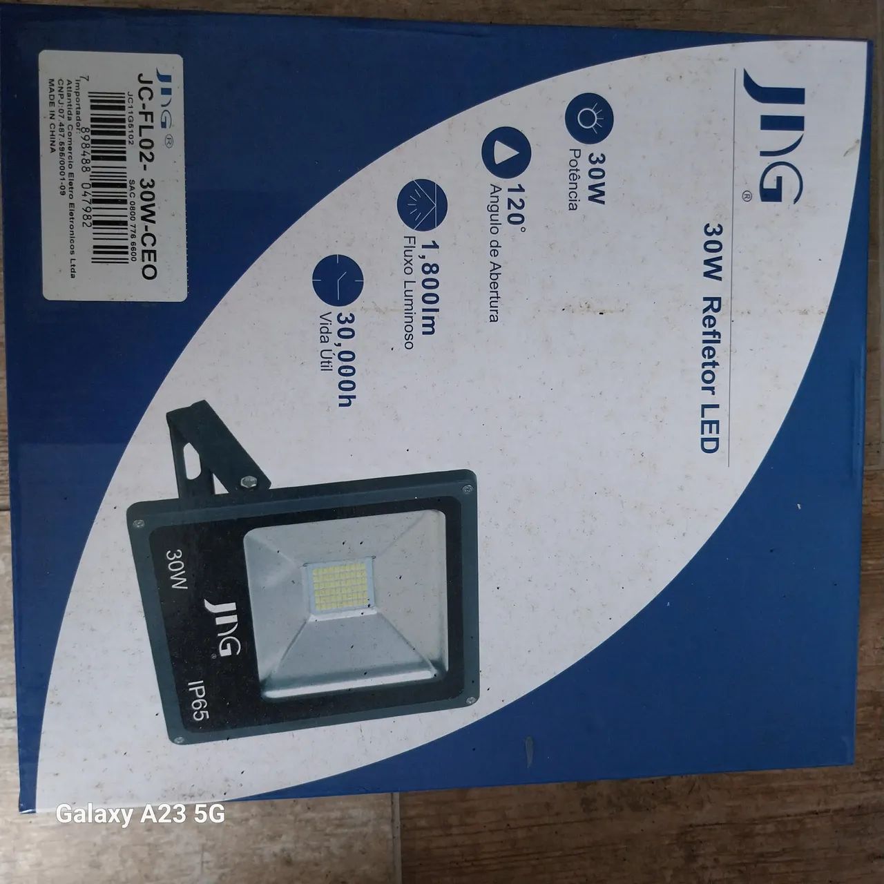 Refletor led 30w branco frio