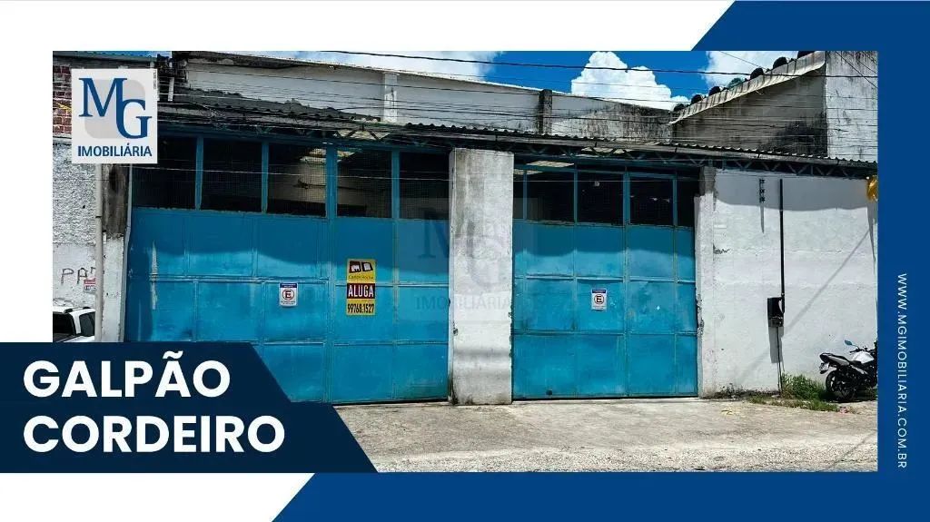 Galpão Cordeiro - 600 m² - GALPÃO CORDEIRO 600 m²