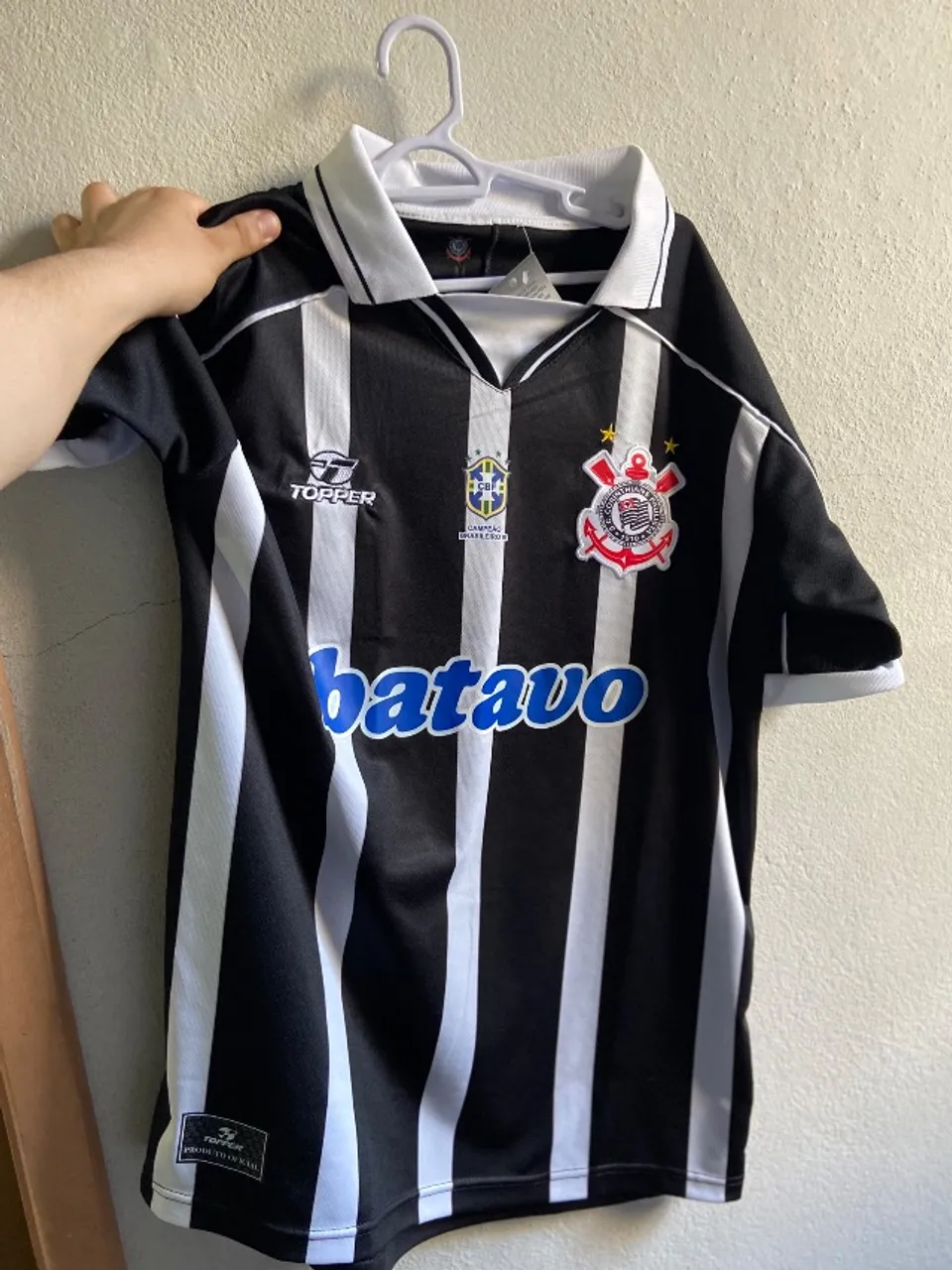 Camisa Corinthians Retrô 1999 Preta Listrada