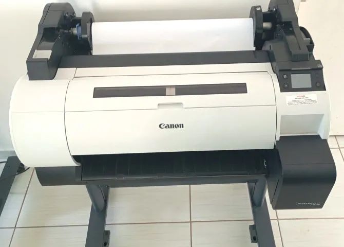 Plotter canon ipf ta20 ta-20 c/ pedestal e cesto de papel