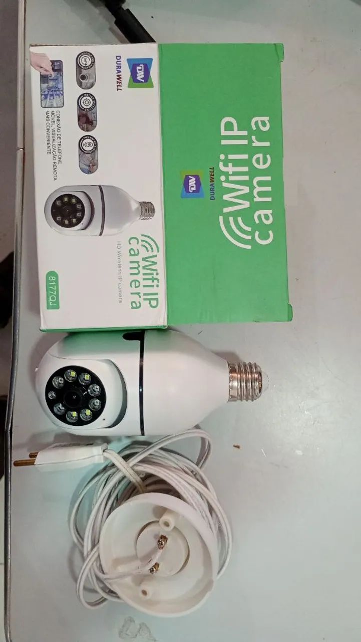 Câmera Wifi IP Bulb 1080P Full HD - Foto 3
