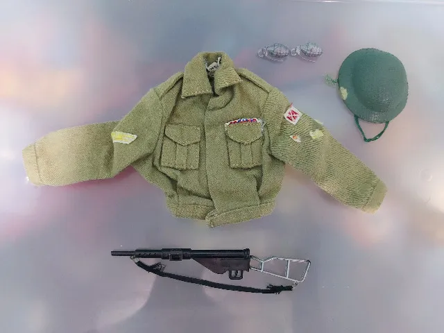 Uniforme Action Man Palitoy British Infantry Man 1967 Vintage