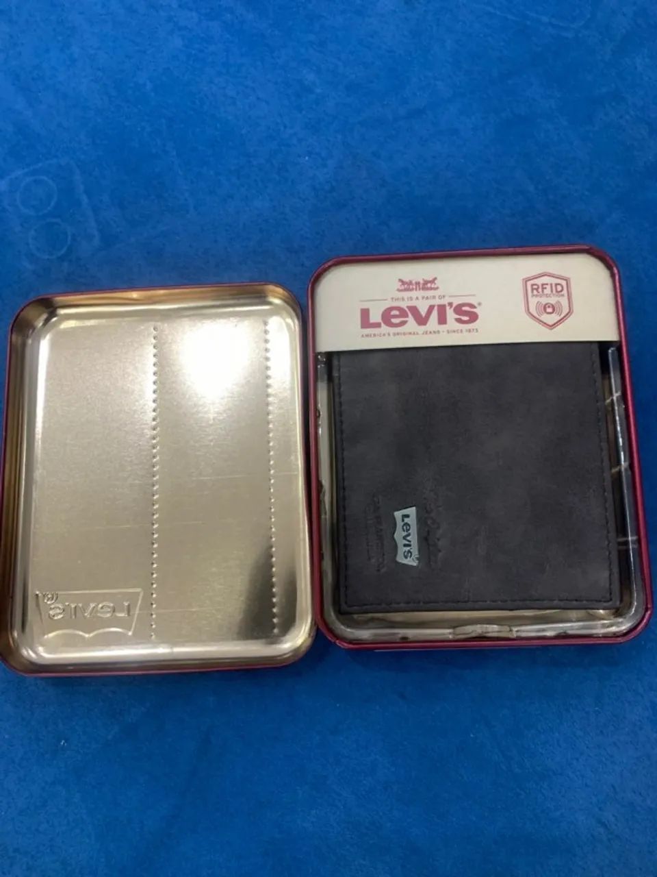 Carteira Levi's em couro perfeita pra presente