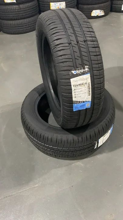 Pneu Remold 195/55R15 Longway/Pioneiro - Foto 2