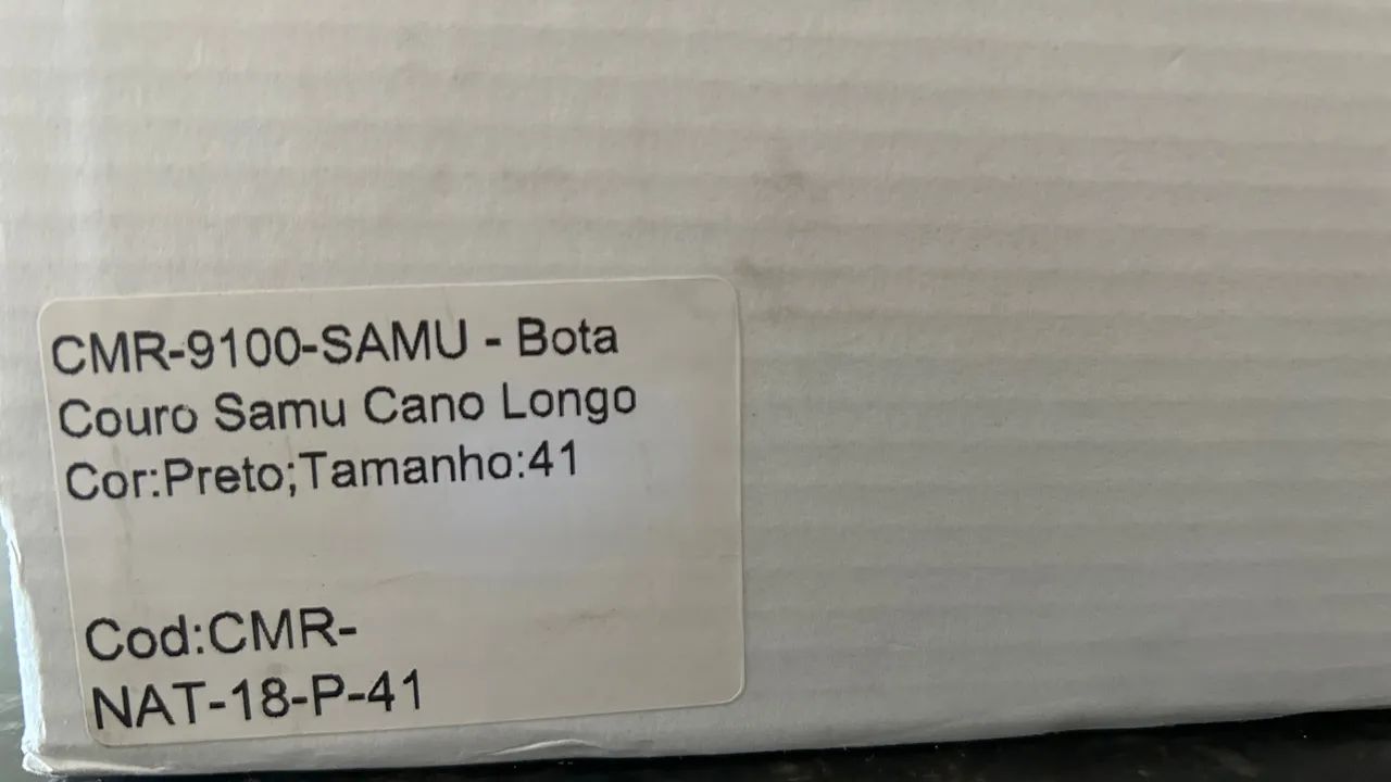 Bota Couro Samu Cano Longo - Preta - Tamanho 41 - Foto 2