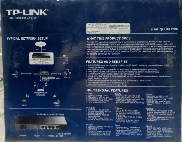 ROTEADOR TP-LINK TL-R470t+ - Foto 2