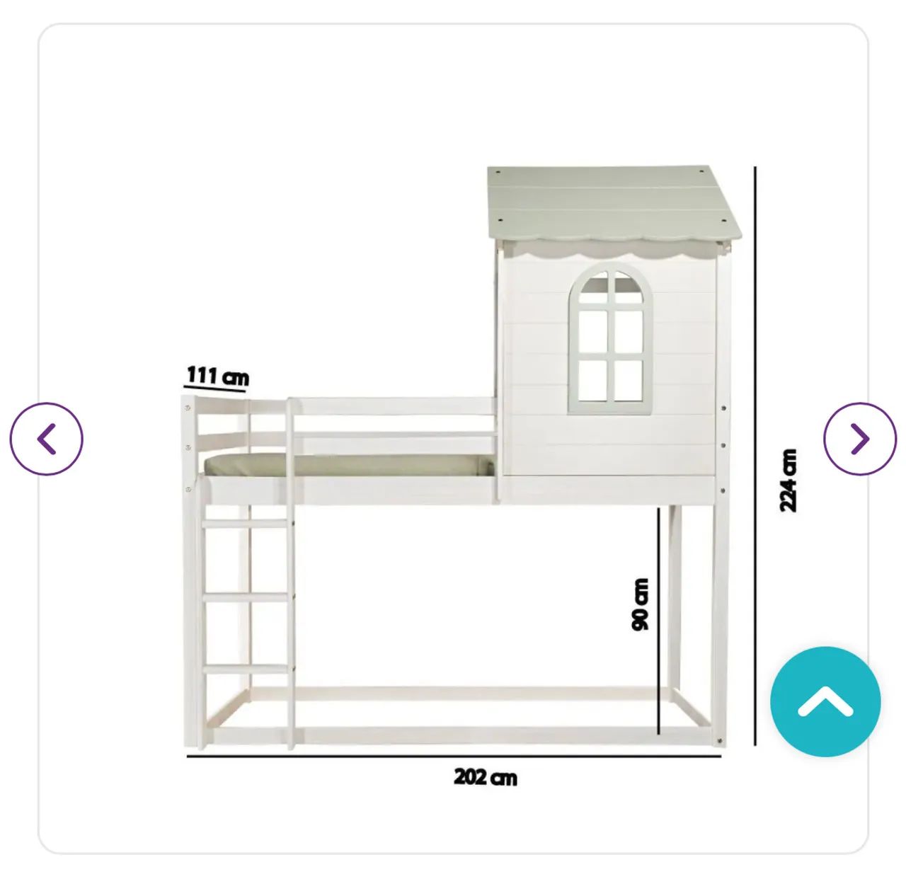 Cama casinha CASATEMA 1 ano de uso - Foto 5