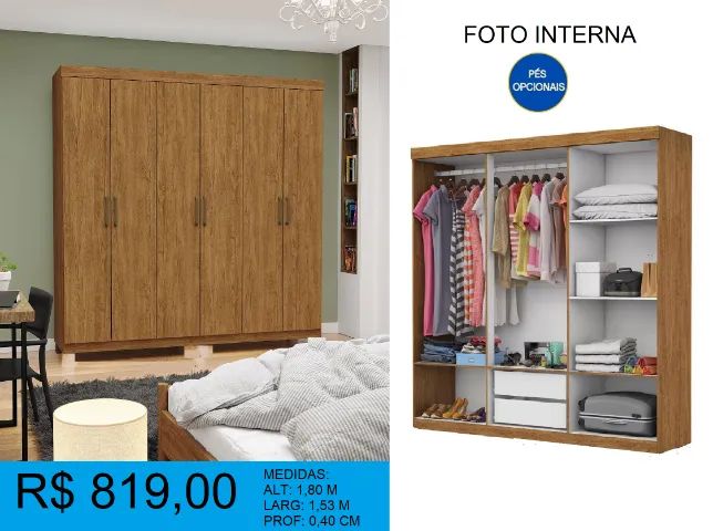 Guarda roupa compacto - compre hoje e receba amanhã  - Foto 2