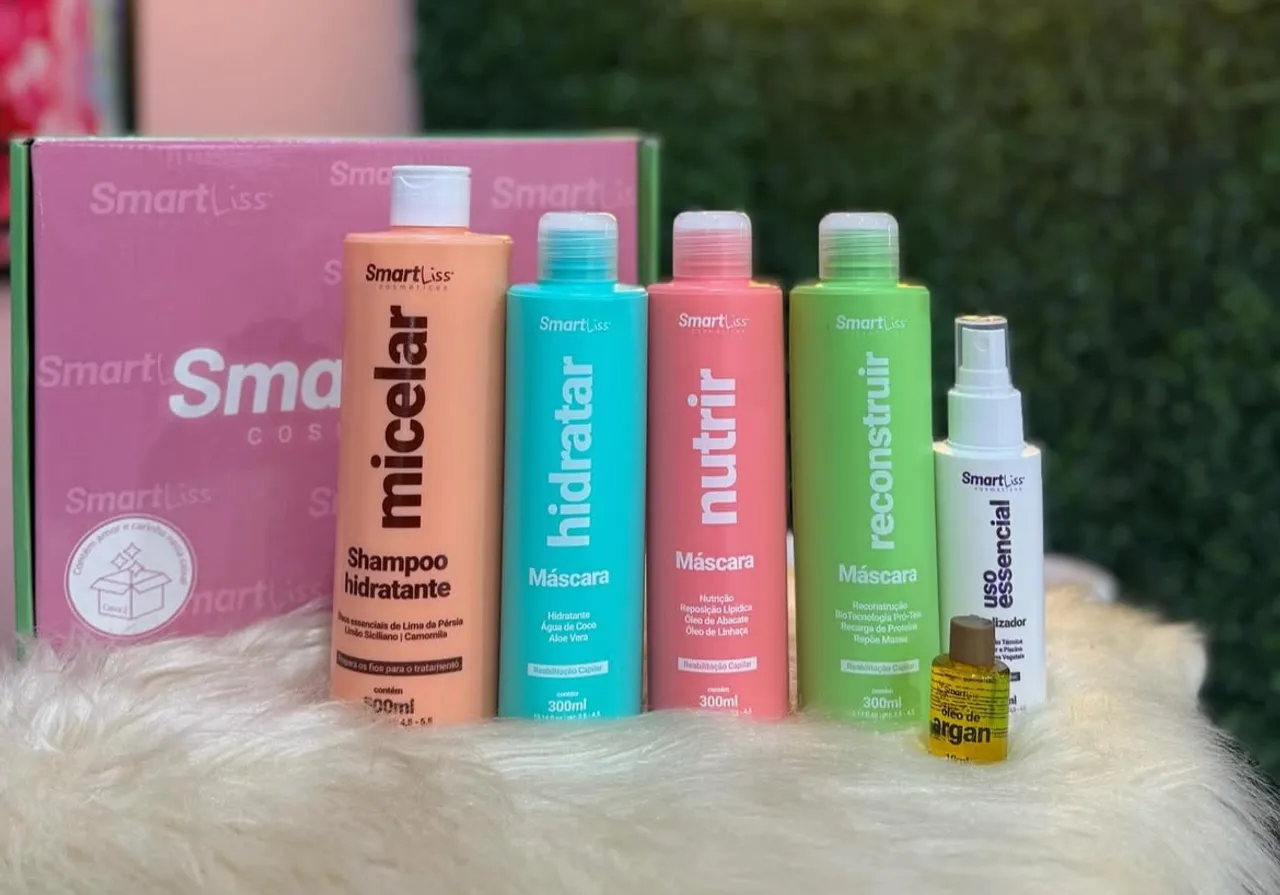 Kit Completo de Cuidados para Cabelos SmartLiss