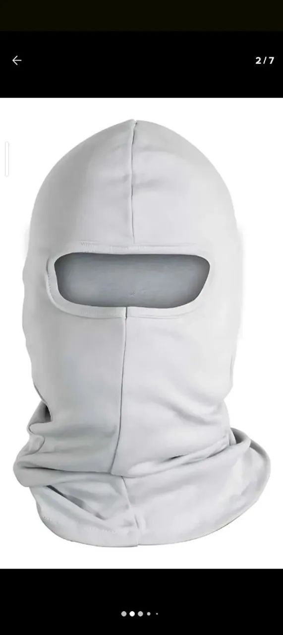 Balaclava de proteção facial - Foto 5