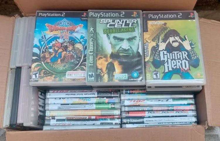 Jogo PS2 playstation paralelo são 128 jogos na compra lote sai R$ 2.99 só vendo lote Jogo 