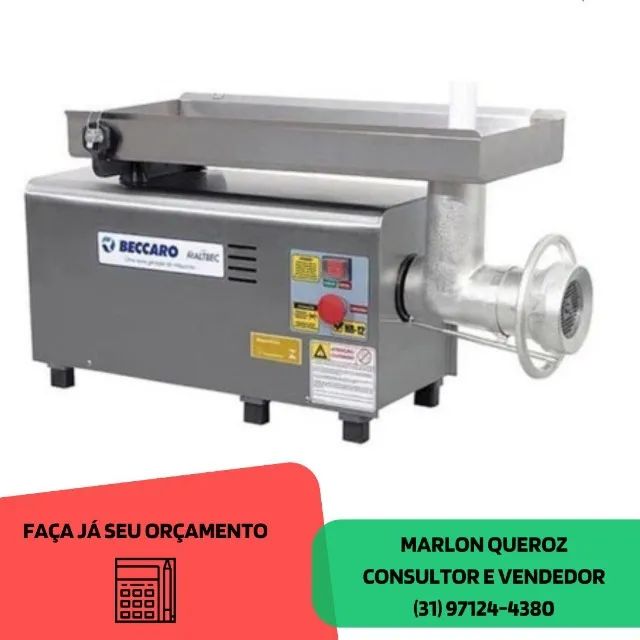 Moedor de Carne Beccaro para Açougue 