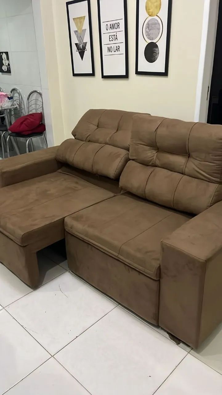 Sofá Retrátil e Reclinável Espanha