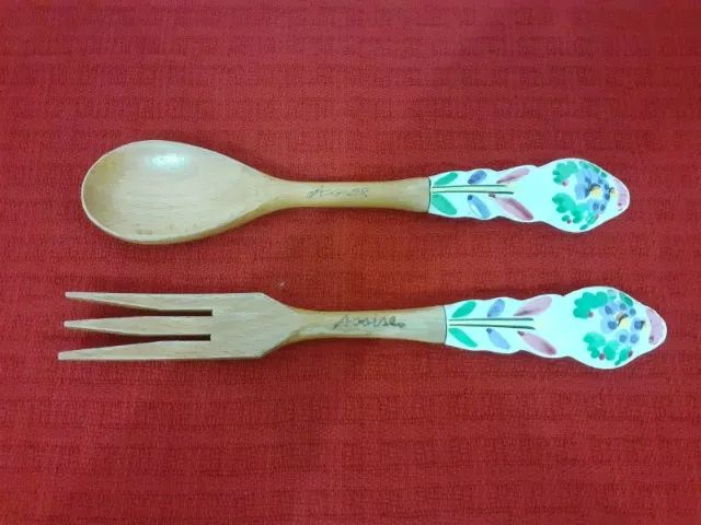 Utensílios de salada Italianos