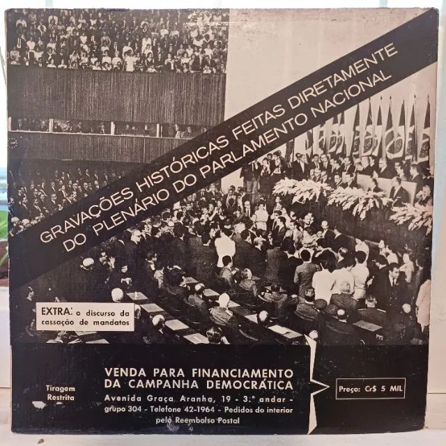 LP raro e histórico do deputado Amaral Neto - Foto 2