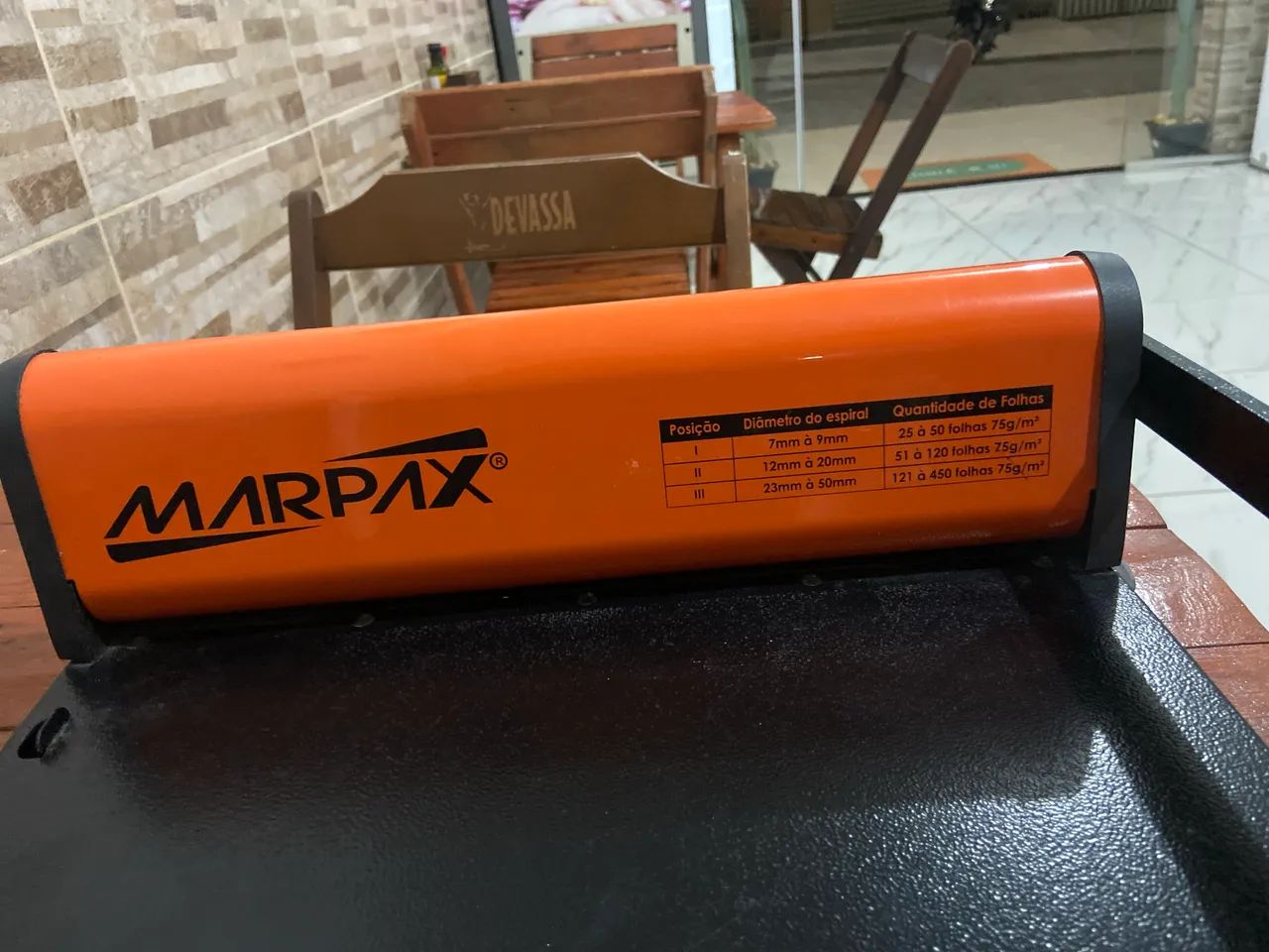 Máquina de encadernação 64961547582593121