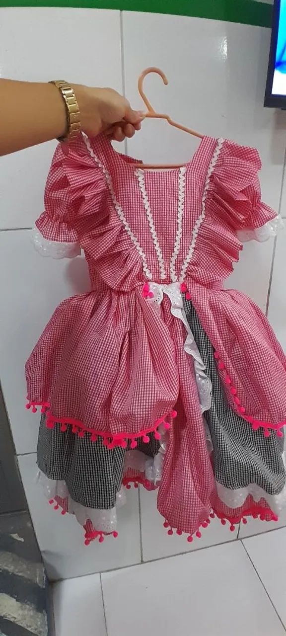 Vestido Infantil Festa Junina - Foto 2