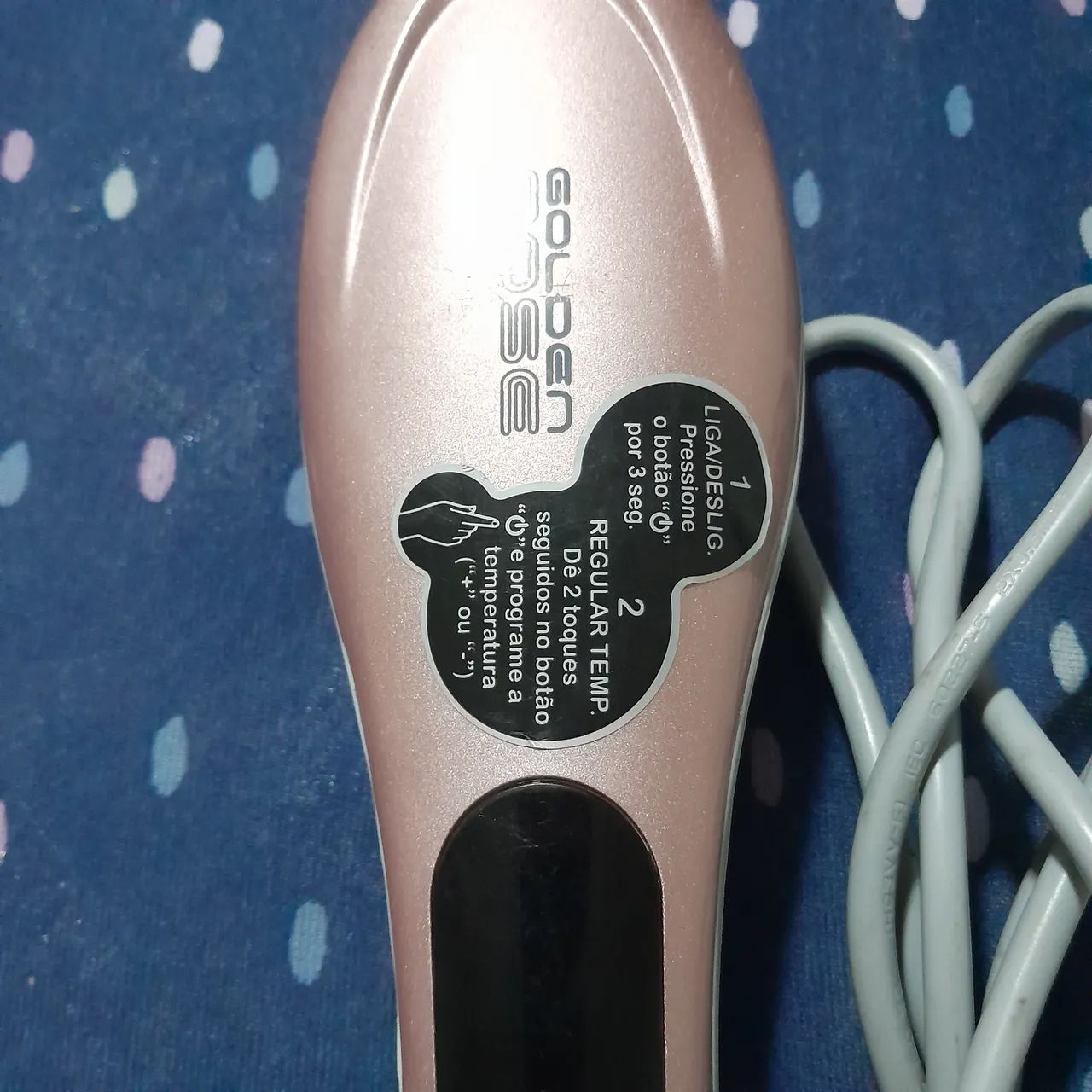 Escova de  Cabelo  Alisadora Mondial - Alisamento Perfeito - Foto 4