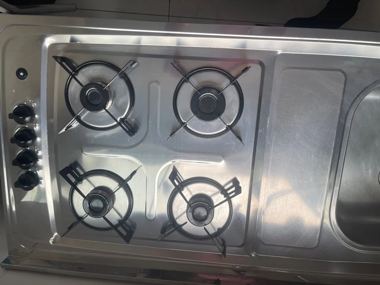 Cooktop e Pia 4 Bocas 120cm - Foto 4