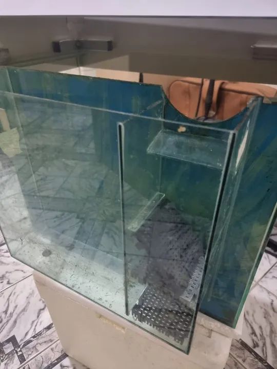 Aquário 60 litros com sump traseiro  - Foto 3
