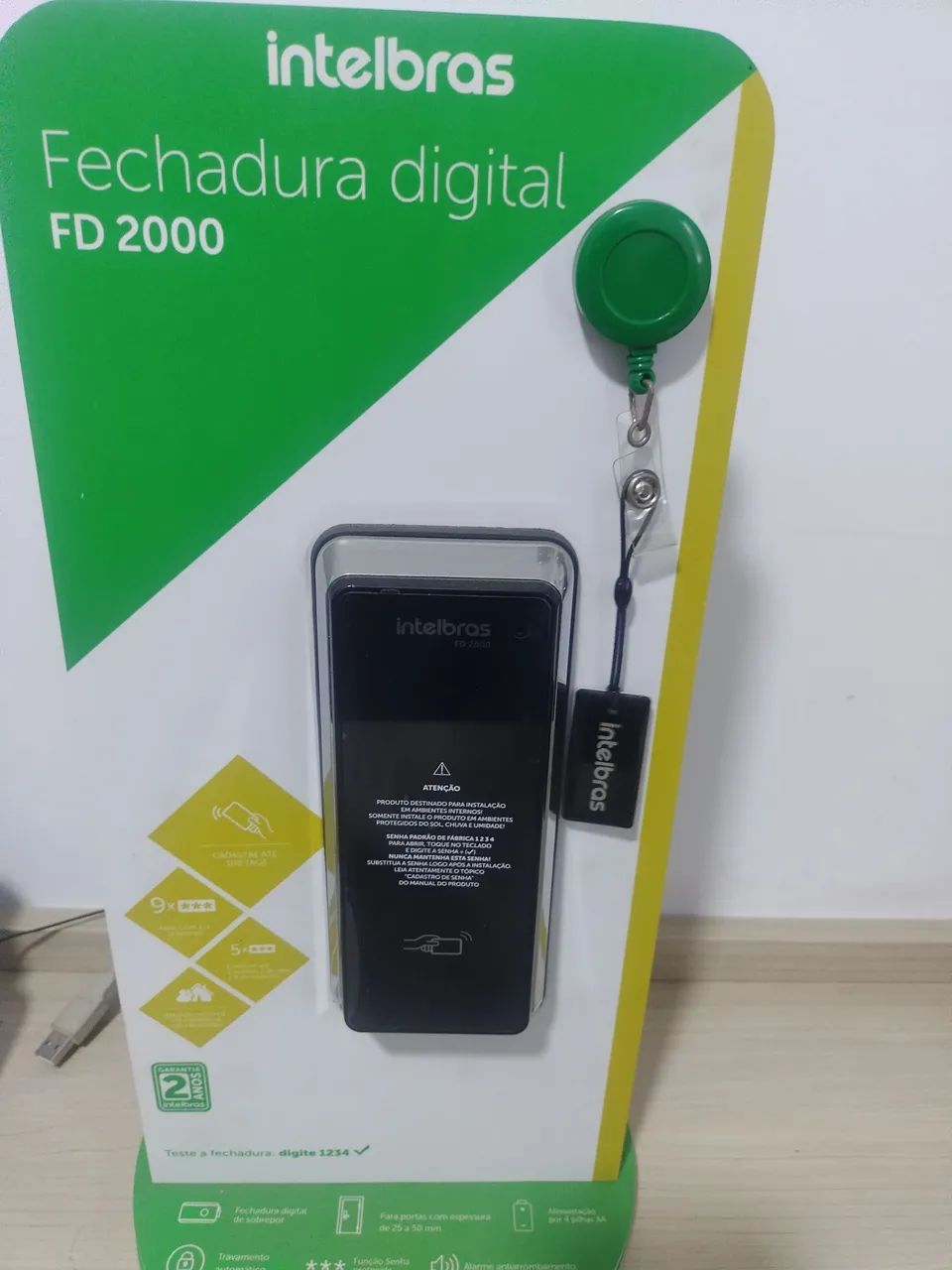 Fechadura Digital de Sobrepor Intelbras FD 2000