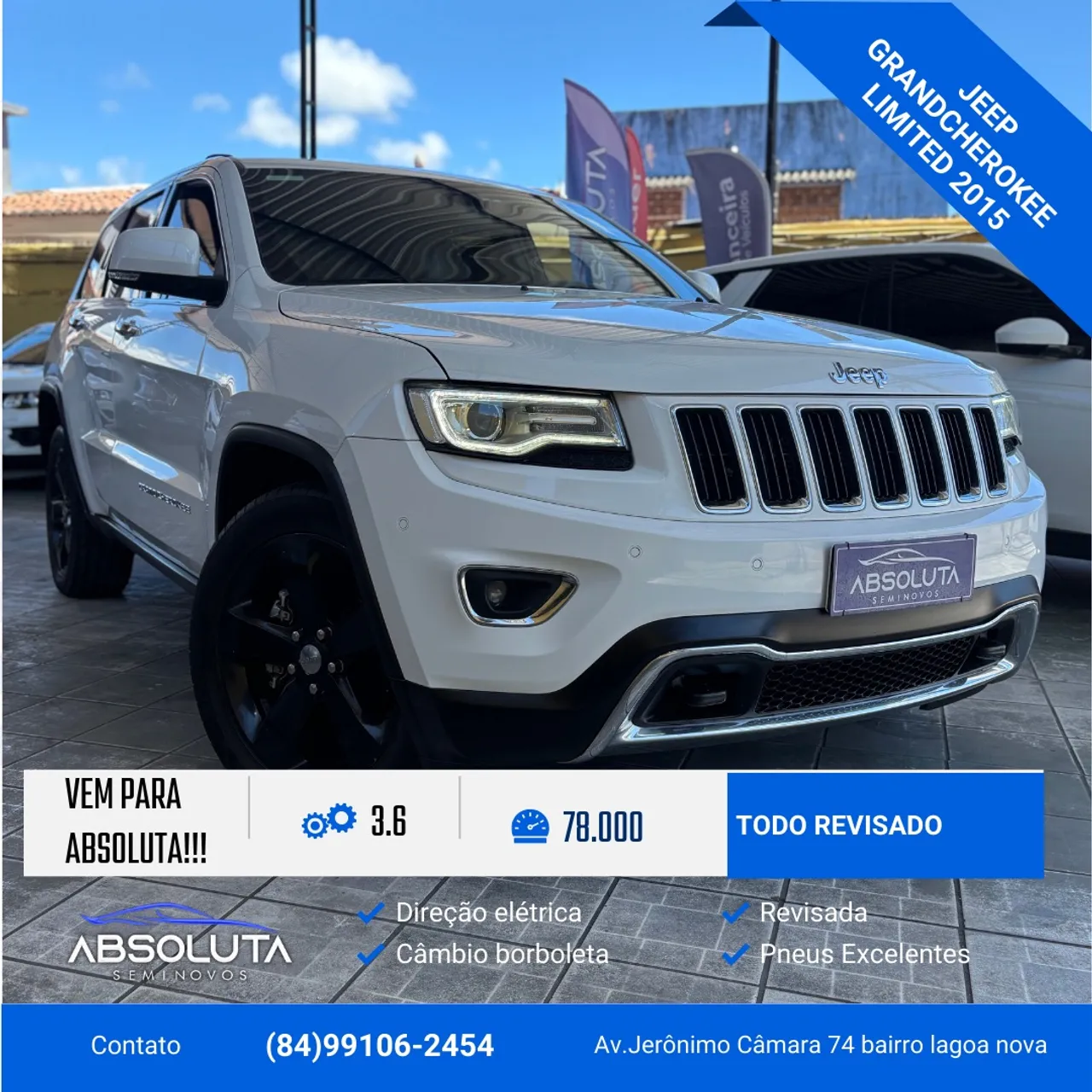Jeep GrandCherokee Limited Gasolina 2015