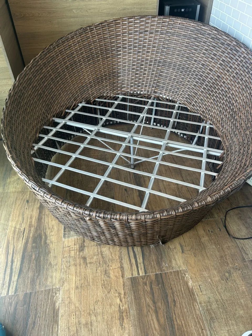 Sofá de Vime Redondo - Área Externa/interna - Foto 2