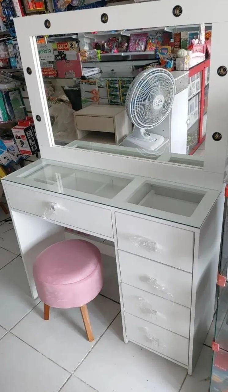 Penteadeira Camarim 5 gavetas  - Foto 4