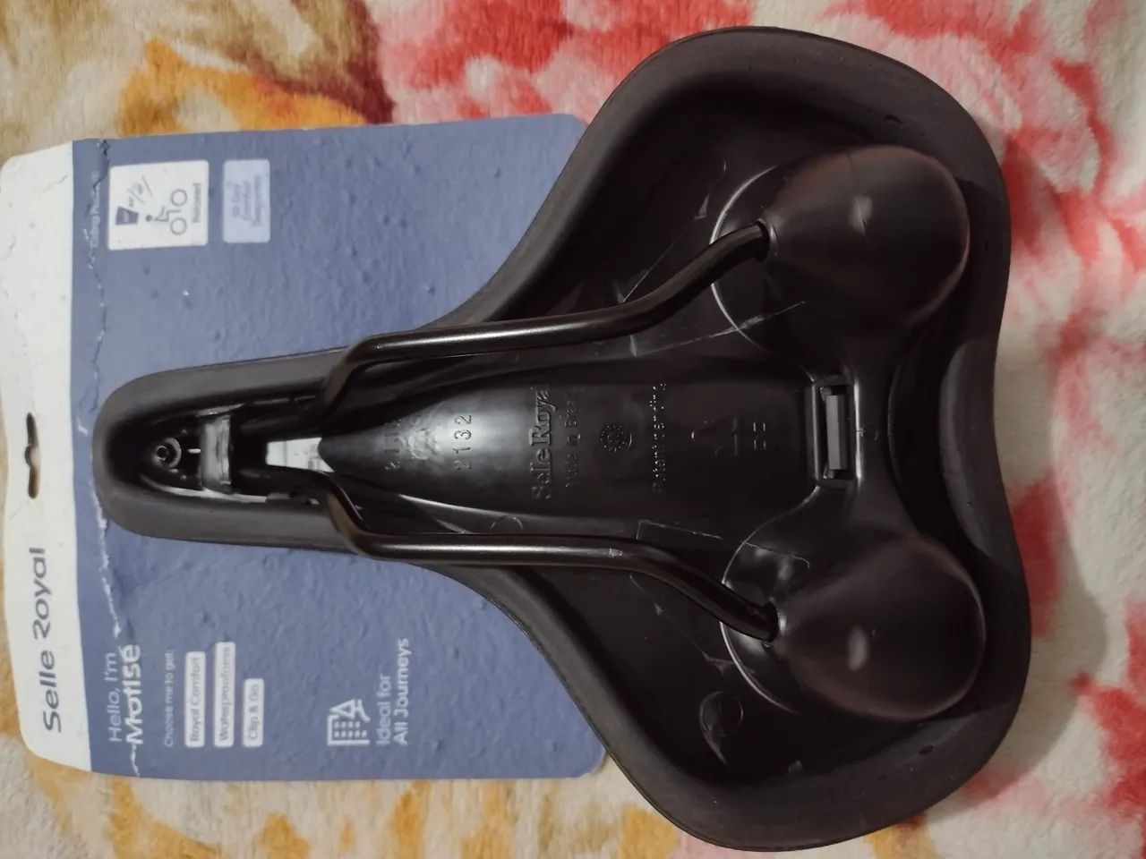 Selim Largo Vazado Selle Royal New Molise Royalgel Passeio - Foto 3