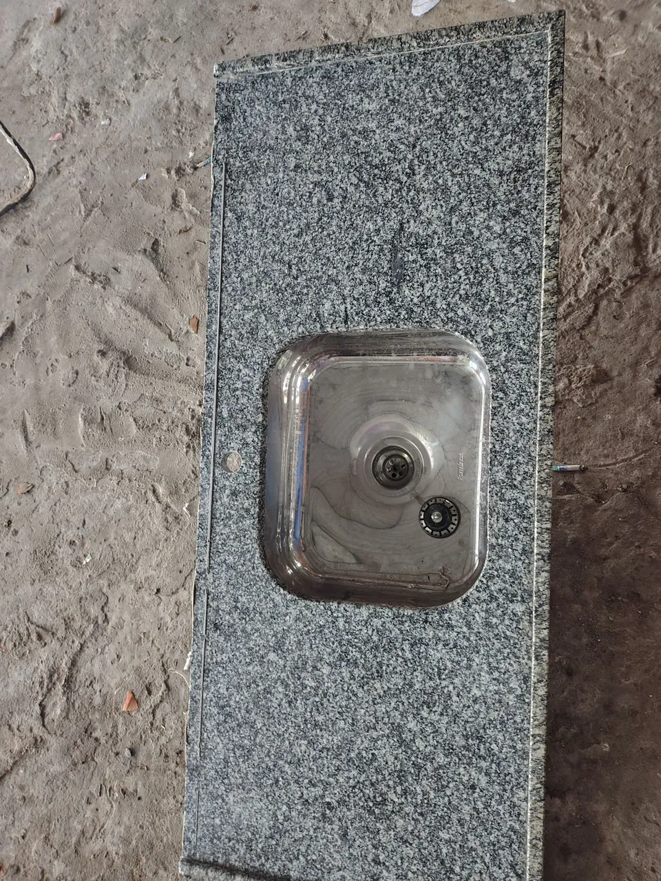 Cuba de aço inox para bancada de granito