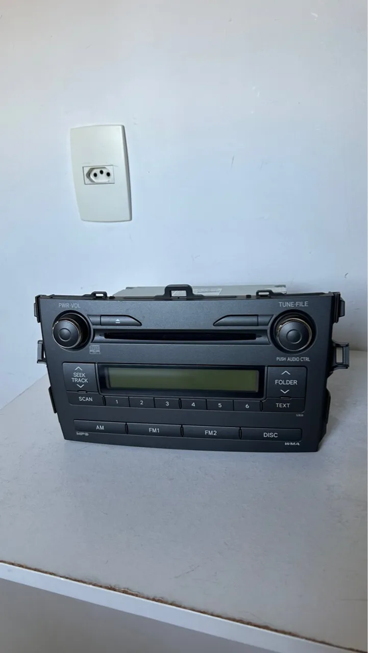 Central Multimídia, Rádio e CD Player Toyota Corolla