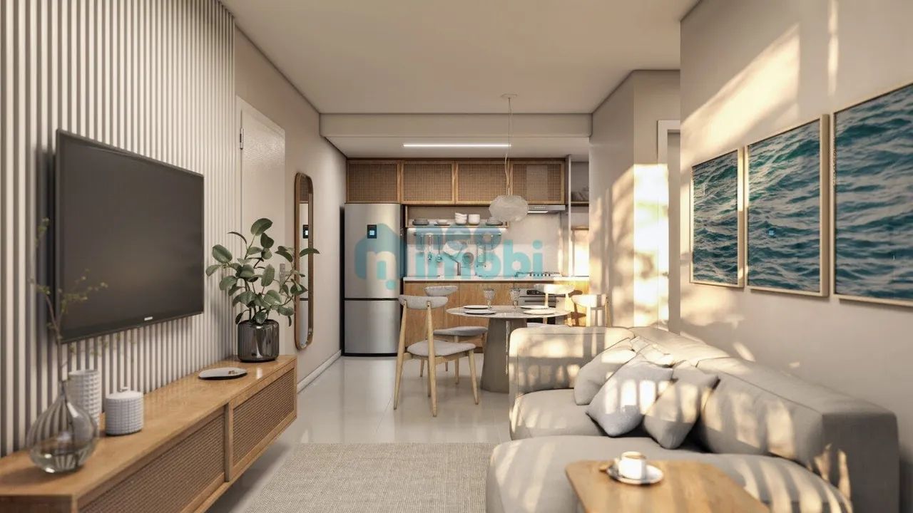 Apartamento 2 dormitórios (1 suíte), 63m², Villa Jordão, Governador Celso Ramos, SC - Foto 3