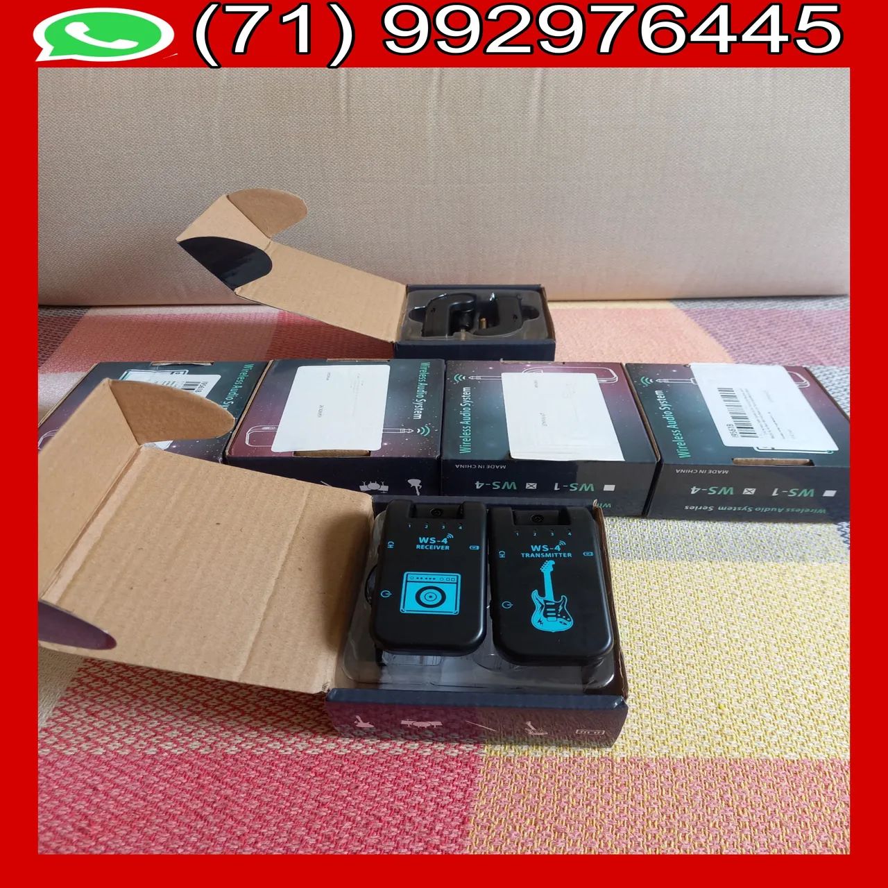 Sem Fio para Instrumentos (Transmissor + Receptor)