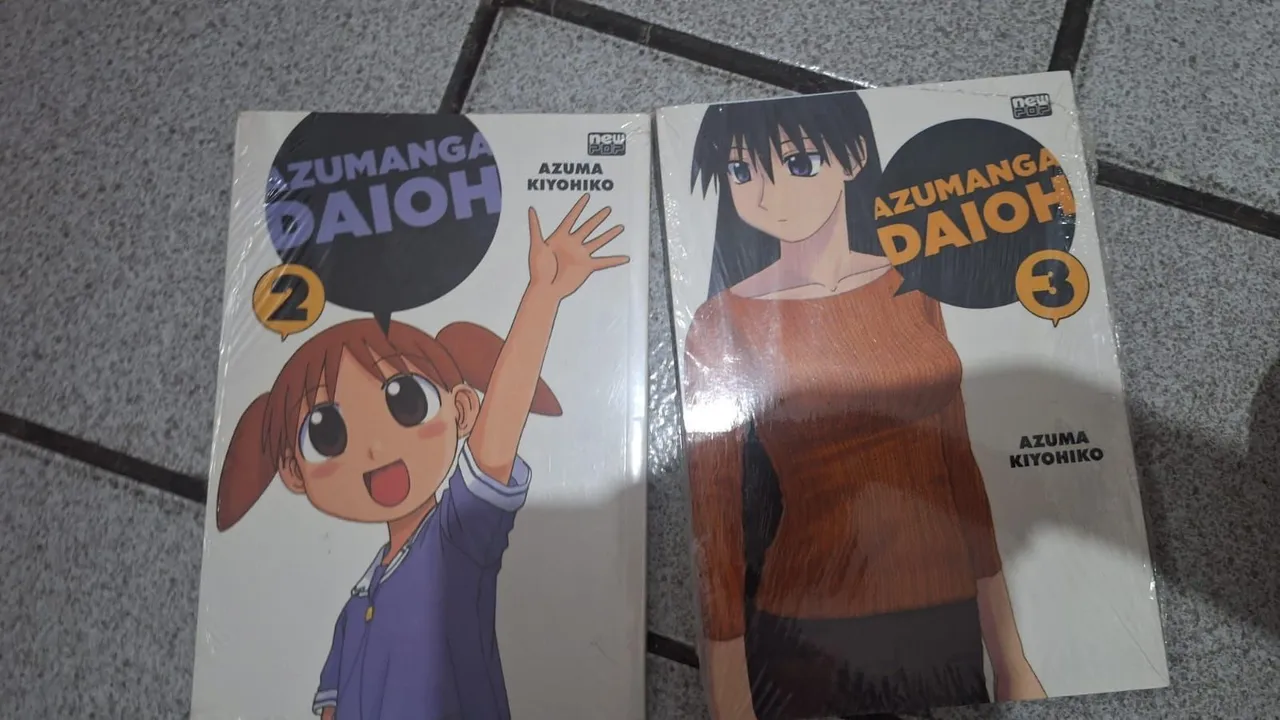 Mangá Azumanga Daioh Volumes 1 a 3 - Azuma Kiyohiko - NewPOP