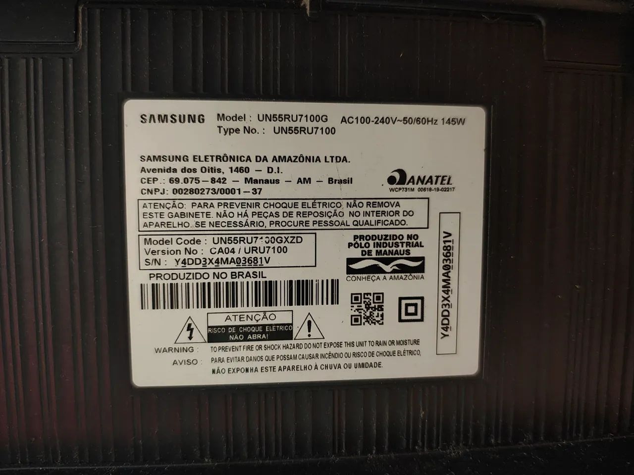 TV SAMSUNG SMART COM DEFEITO  - Foto 5