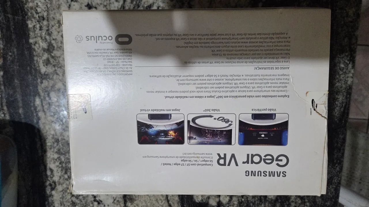 Óculos de Realidade Virtual Sansumg Gear VR  2016 - Aceito Troca - Foto 2