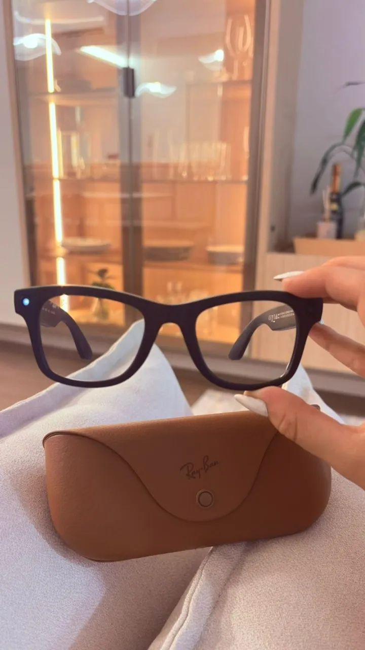 Ray-Ban Meta Wayfarer Gen 2 - Matte Black | Tamanho 50 | Lente Clear