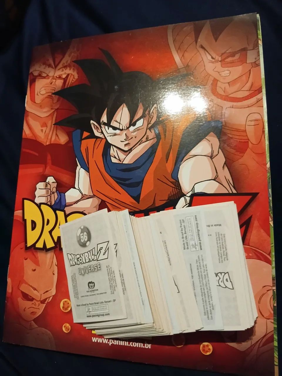 Figurinhas do Álbum dragon ballz universo da panini - Foto 3