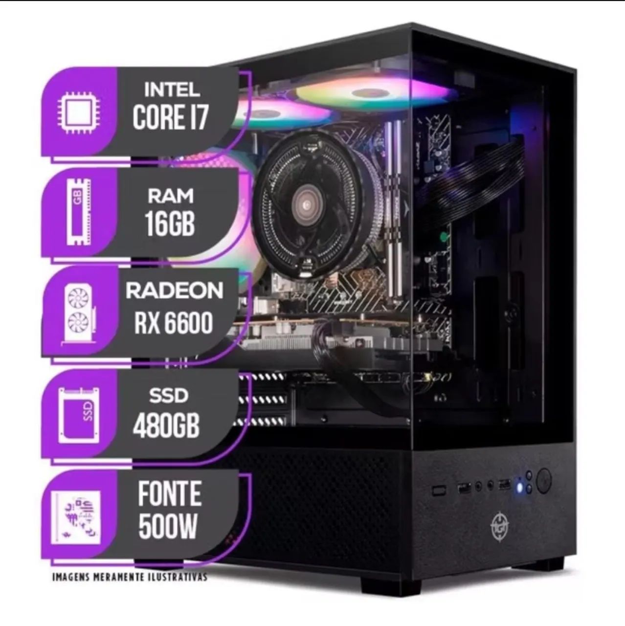 Pc gamer / V3 Pro /novo parcelo até 18X ? - Foto 3