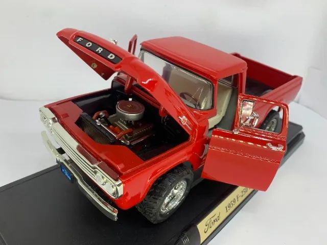 Miniatura Road Signature 1/18 1959 Ford F-250 Pick Up Red