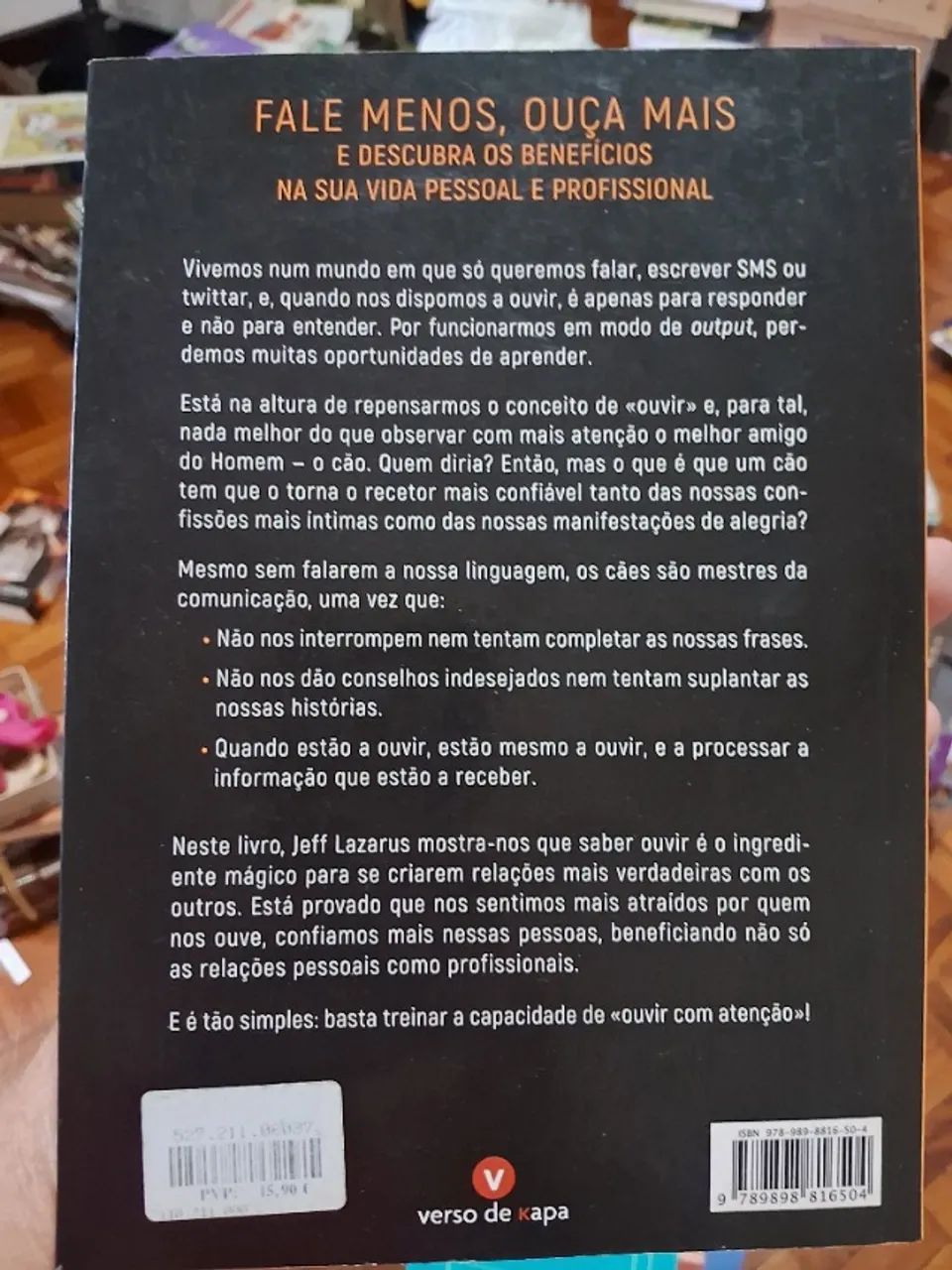 Livro O Poder de Saber Ouvir Como um Cão - Jeff Lazarus - Foto 2