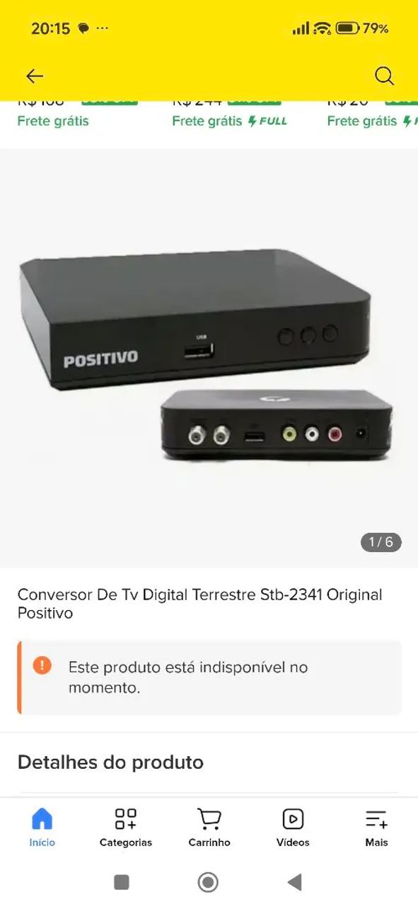 Conversor Positivo de TV Digital  - Foto 2