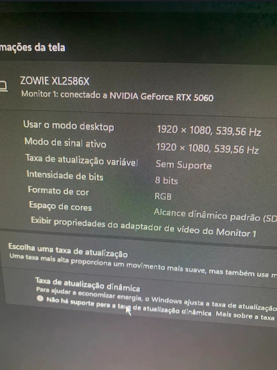 Monitor ZOWIE benq 540hz - Foto 4