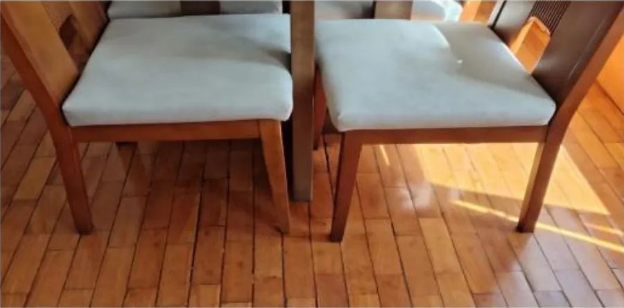 Conjunto Mesa de Jantar Westwing em Madeira Maciça + 6 Cadeiras - Foto 3
