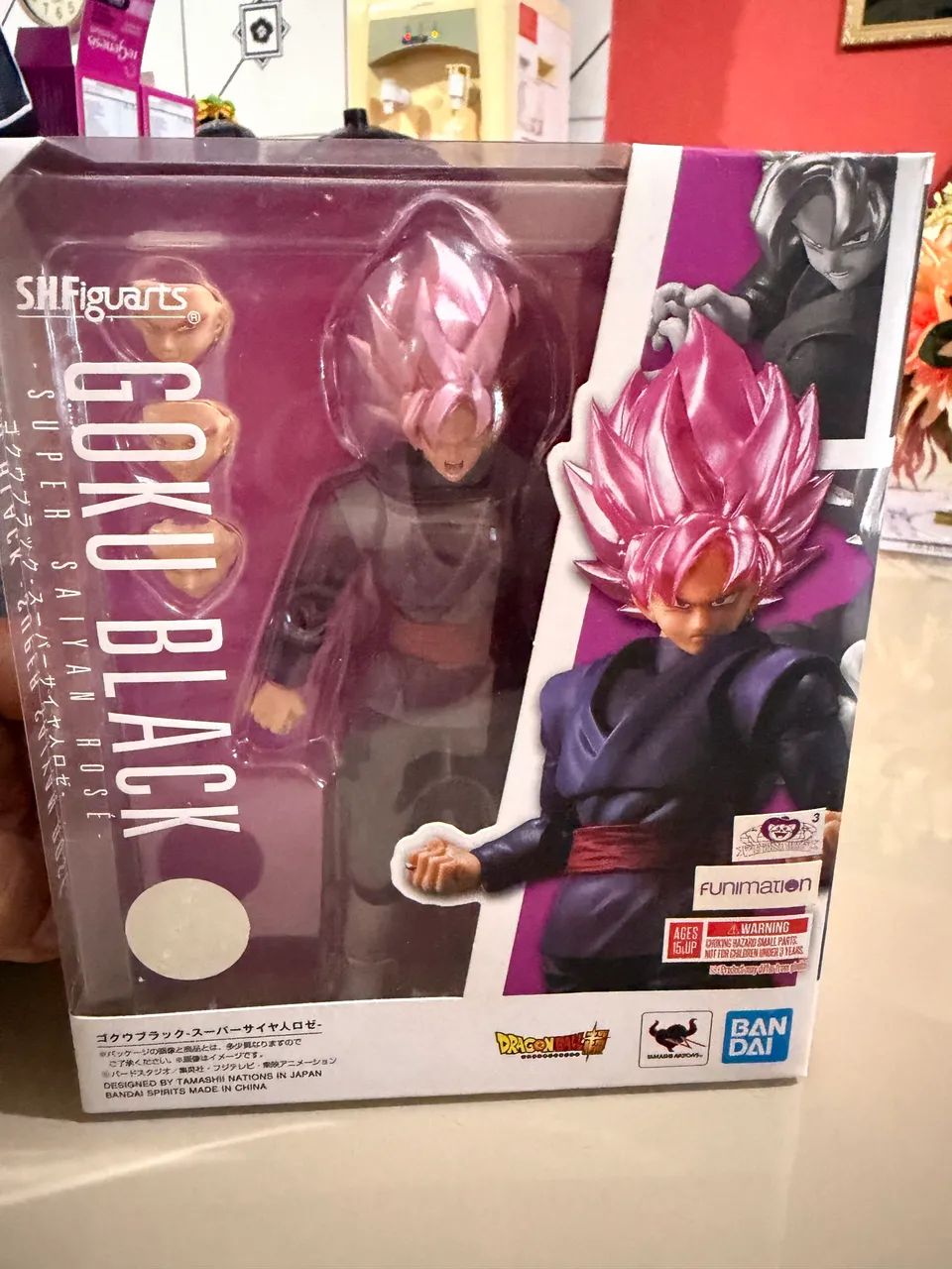 Goku black shf original bandai