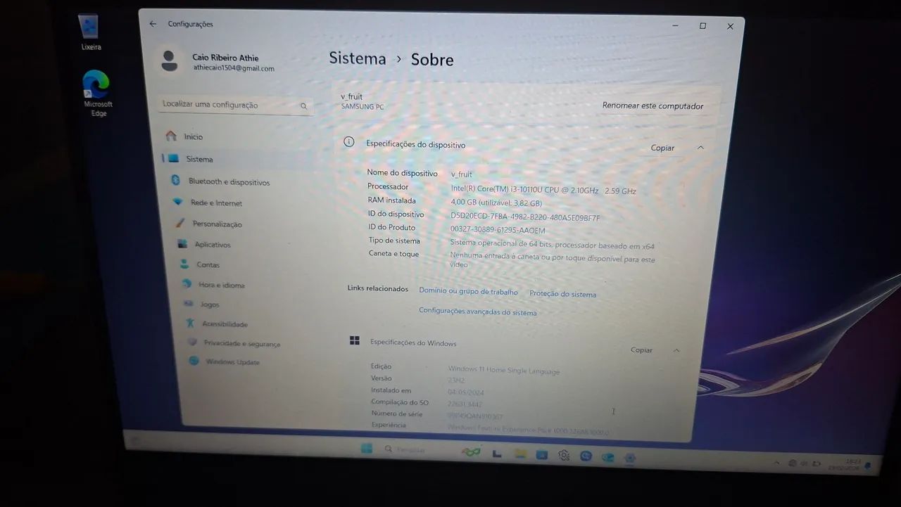 Notebook Samsung book 1tb - Foto 3