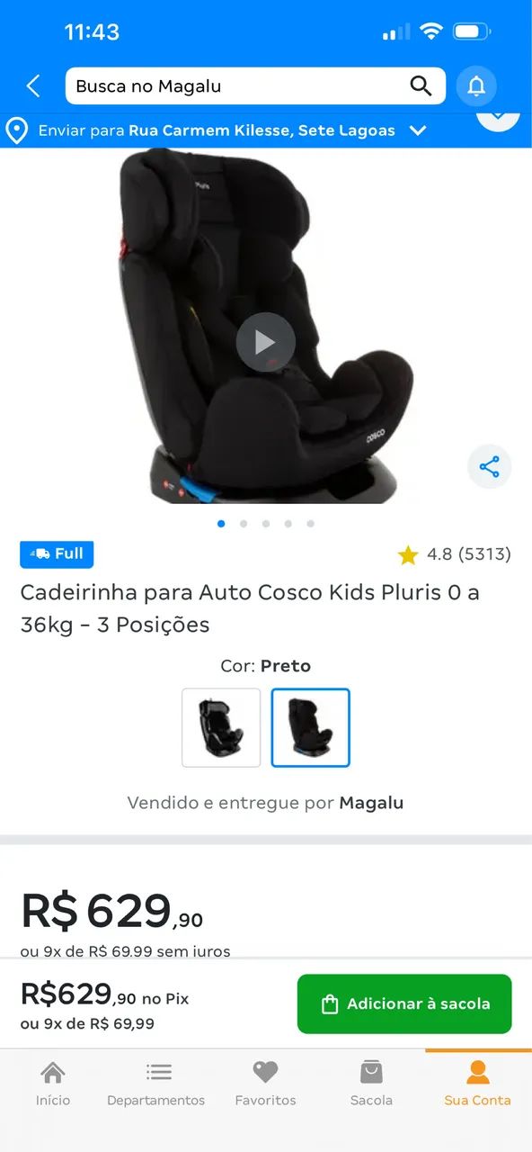 Cadeirinha cosco  - Foto 3