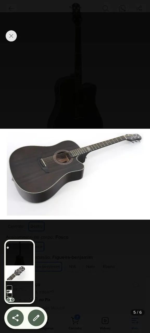 Violão Steinberg elétrico  - Foto 2