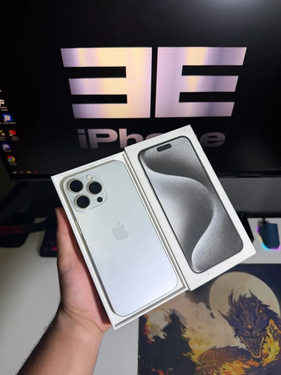 IPHONE 15 PRO MAX 256GB BRANCO