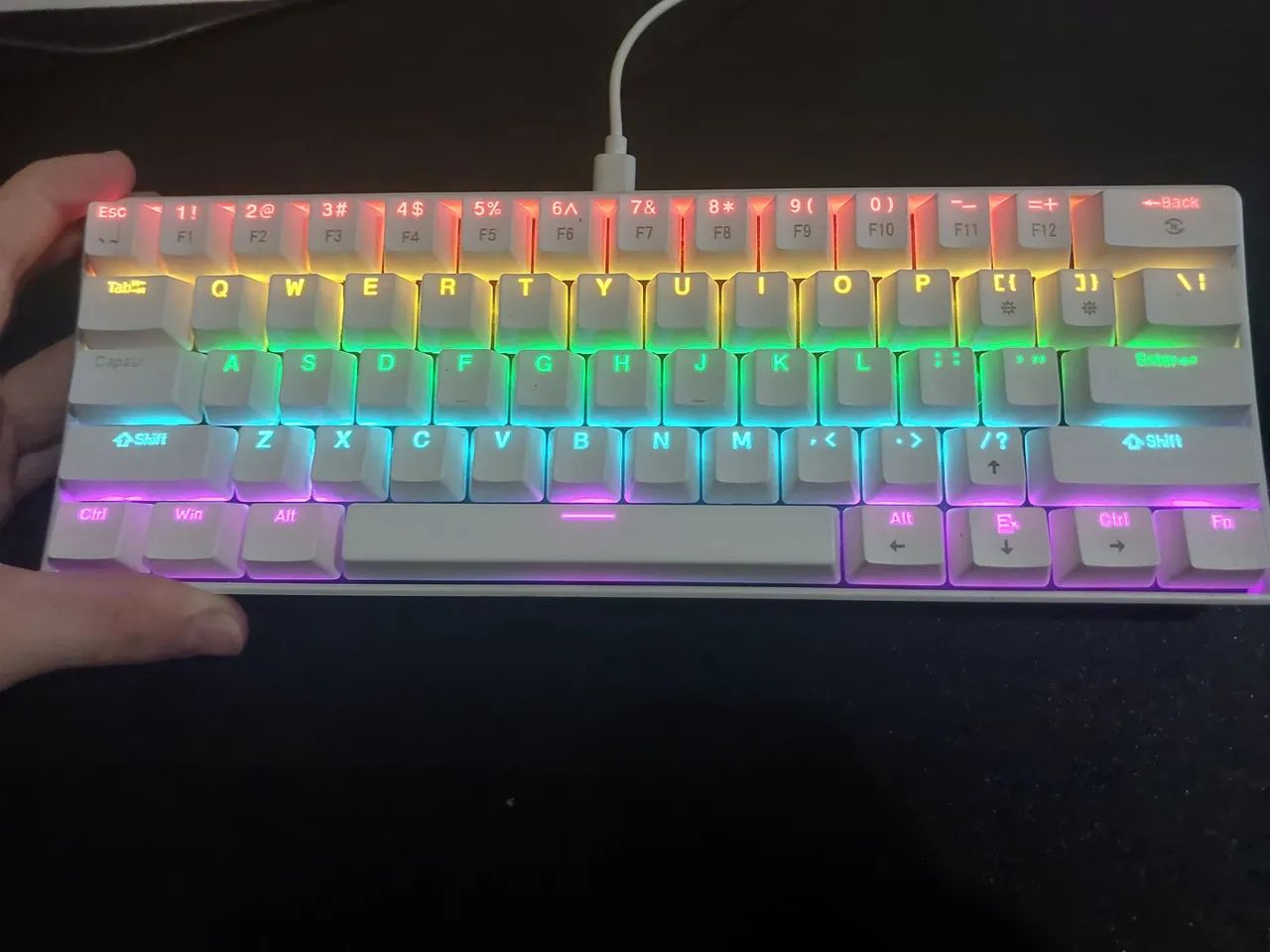 TECLADO MECANICO 60% E MOUSE  - Foto 2